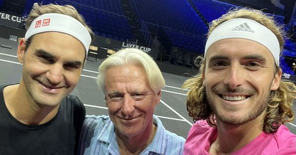 Циципас о фото с Федерером и Боргом: «Федерборгипас» 